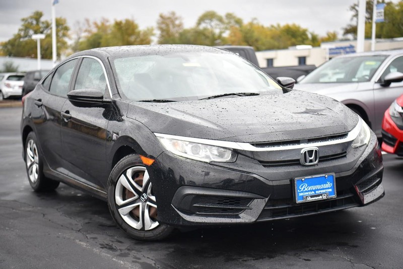 Used 2016 Honda Civic LX with VIN 19XFC2F50GE070860 for sale in Hazelwood, MO